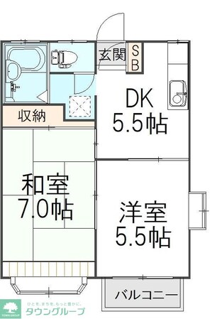 シャトル鹿島の物件間取画像